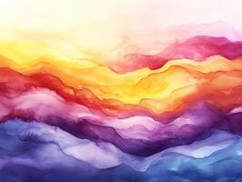 Abstract colorful painting photo