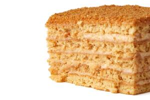Sweet layered dessert showcases delicate texture and golden crust for a delightful treat photo