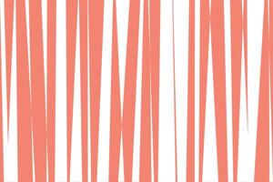 simple abstract white color thin to thick vertical line pattern on tomato color background abstract coral lines pattern vector