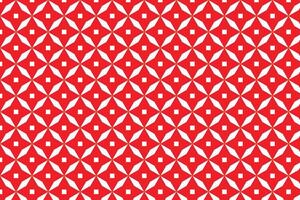 simple abstract red color creative star flower pattern red and white geometric pattern that can be used as a background or texture vector