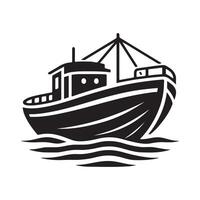 Lifeboat Silhouette Vectors Graphics for Ebooks and Blogs