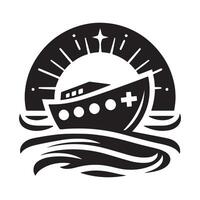 Clean Lifeboat Silhouette Vectors Art for All Projects