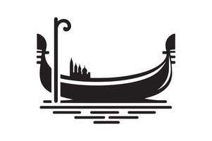 Gondola Silhouette Vectors Graphics for Luxury Projects