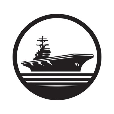 Aircraft Carrier Silhouette Vectors Graphics for All Design Needs
