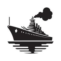 Destroyer Silhouette Vectors Art for Web Design Projects