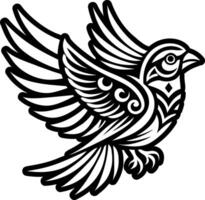 Messenger bird icon designed in solid style vector