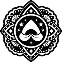 A filled style icon of fortune cookie vector