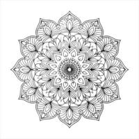 Ethnic elegant mandala design decorative element background vector