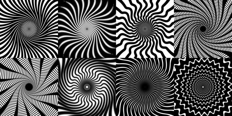 Psychedelic hypnosis hypnotic spiral pattern