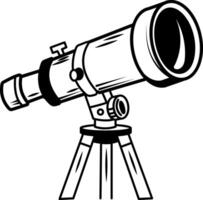 un incompleto icono de marinero telescopio vector