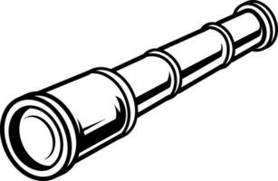 Spy lens icon in hand drawn style vector
