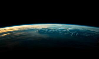 Earthrise view planet, sunrise, space, clouds, atmosphere, orbital, background, exploration, science, education photo