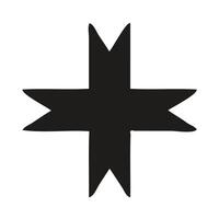 Faithful Cross, Mountain Majesty. vector
