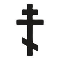 Faithful Cross Design with Radiant vector