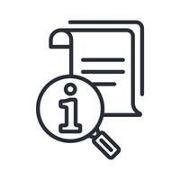 details icon. .Editable stroke.linear style sign for use web design,logo.Symbol illustration. vector