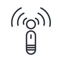 alert info icon. .Editable stroke.linear style sign for use web design,logo.Symbol illustration. vector