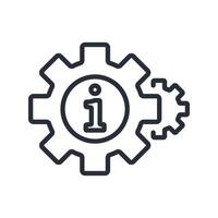 Info icon. .Editable stroke.linear style sign for use web design,logo.Symbol illustration. vector