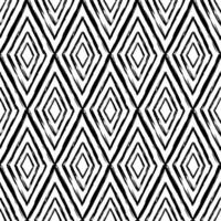 Aesthetic Contemporary seamless pattern with abstract line, dot, shape brush stroke in black and white colors. Boho background in minimalist style Illustration for wallpaper fabric vector