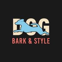 Adorable Dog T-Shirt Design Featuring Cute and Playful Canine Graphics vector
