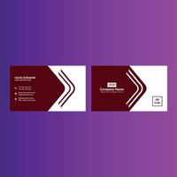Modern Business Card Design. Artistic Template Display for Promotional Campaign. vector