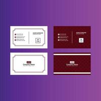 Modern Business Card Design in Bundle. Innovative Template Display for Promotional Campaign. vector
