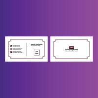 Modern Business Card Design. Innovative Template Display for Promotional Campaign. vector