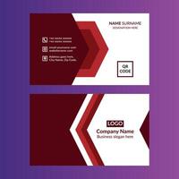 Modern Business Card Design. Luxurious Layout Display for Promotional Campaign. vector