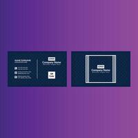 Modern Business Card Design. Dynamic Template Display for Promotional Campaign. vector