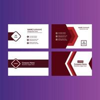 Modern Business Card Design in Bundle. Luxurious Template Display for Promotional Campaign. vector