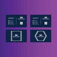 Modern Business Card Design in Bundle. Dynamic Template Display for Promotional Campaign. vector