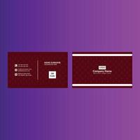 Modern Business Card Design. Innovative Layout Display for Promotional Campaign. vector