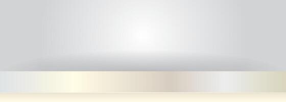 Luxury white gold abstract background with slight shadow vector