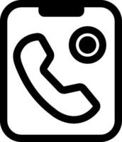 Phone Icon Featuring a Phone Symbol at the Center, Minimalistic and Modern Design vector