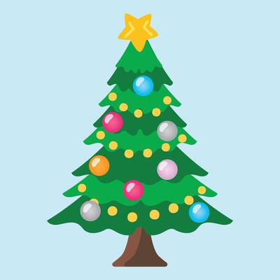 Christmas Tree with Ornaments