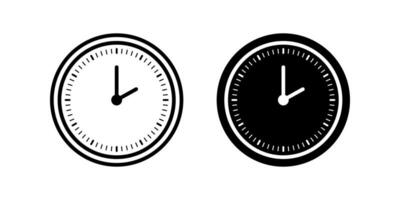 Clock icon set. for mobile concept and web design. illustration vector