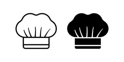 Chef hat icon. chef sign. for mobile concept and web design. illustration vector
