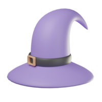 3D Wizard Hat Icon Illustration Render png