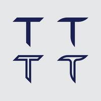 letter T logo image and font T design graphic simple vector