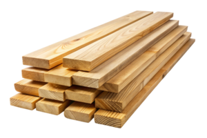 A close up view of a stack of wooden planks with natural grain patterns, ideal for building, woodwork, and interior design concepts png