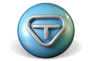 Collection of futuristic 3D icons representing finance, economy, and fixed income with metallic textures on a sleek background. png