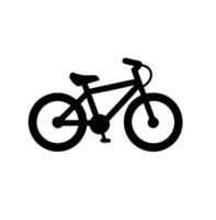 A simple design of bicycle icon illustration vector