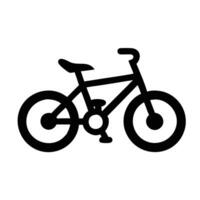 A design of bicycle icon illustration white background vector