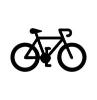 A simple A bicycle icon illustration vector