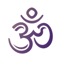 Om symbol in minimalist design spiritual context graphic art modern setting close-up view conceptual representation png