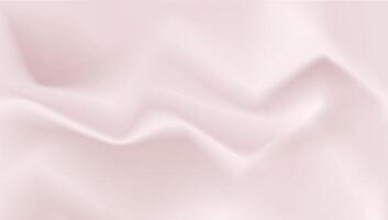 Texture of pink silk. Fabric with smooth pleats background. Texture of textile pattern. Realistic 3D illustration design for product advertising. vector