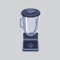 Pixel art illustration Kitchen Blender. Pixelated Chef Juicer. Kitchen Chef Blender Mixer Juicer Icon pixelated for the pixel art game and icon for website and game. old school retro. vector