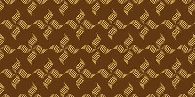 a brown and gold pattern with wavy lines vector
