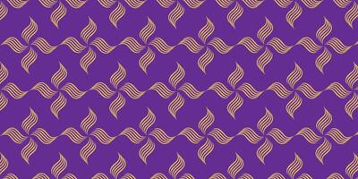 a purple and gold pattern with waves background vector