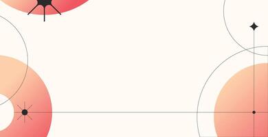 Abstract Gradient Background. Clean and Minimal Modern Shape Templates vector