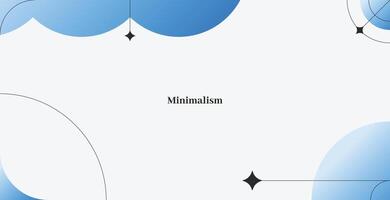 Abstract modern minimal gradient background. Clean line and shape templates banner. vector